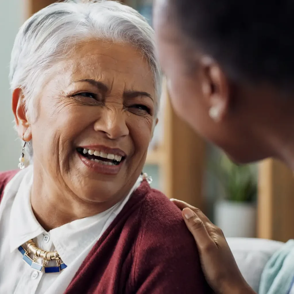 Smiling senior